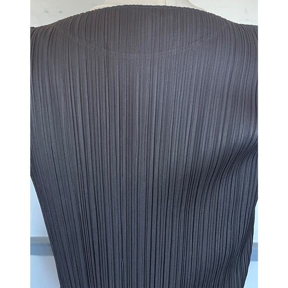 Issey Miyake Grey Women's XS Long Sleeve Top Pleats Please Collection - Picture 6 of 10